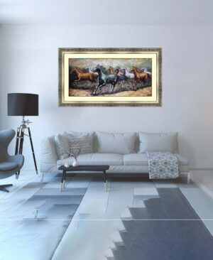 Horse Racing Art Frame